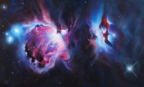 Incredible Space Art Nebula And Galaxy Paintings On Trendy Art Ideas