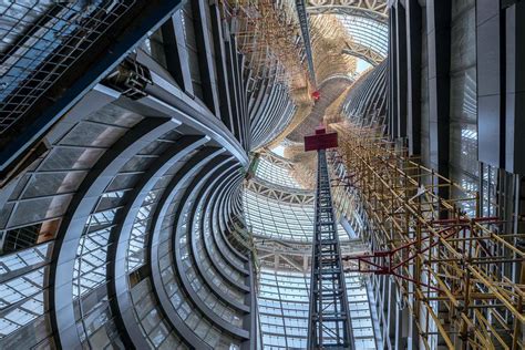 Inside The Extraordinary 190m Atrium World Tallest Designed By Zaha