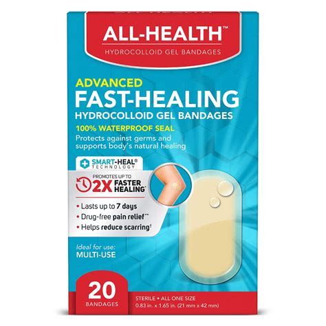 All Health All Health Advanced Fast Healing Hydrocolloid Gel Bandages