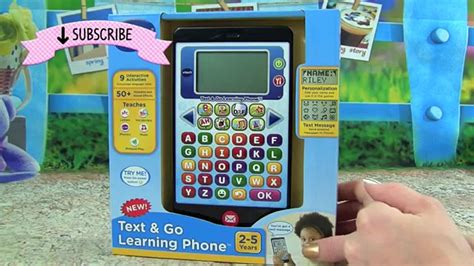 Vtech Text And Go Learning Phone Learn Abc With Fun Abc Toy Video Toy