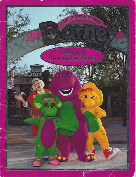 A Day In The Park With Barney Book From Mickey Mouse Barney The