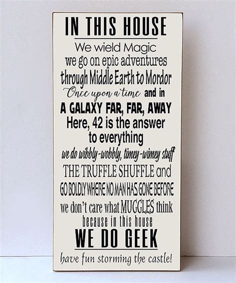 Look At This We Do Geek Wall Sign On Zulily Today Home Wall Art