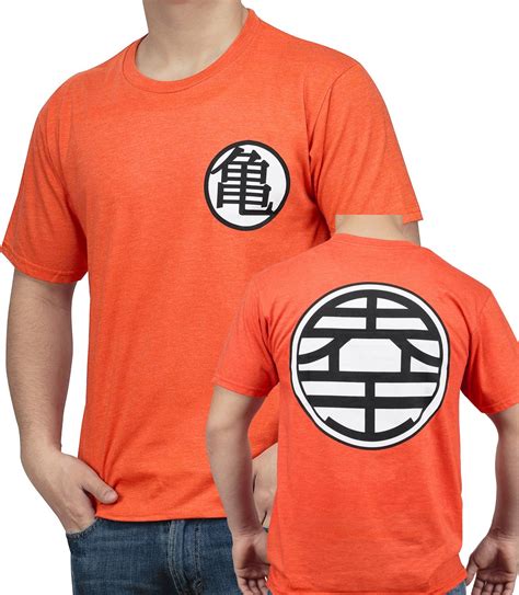 Dragon ball z men's courtescouleur noircomposition: Animation T shirt Dragon Ball Z Dragon Ball clothes Kame Symbol Goku t shirt Super Saiyan Monkey ...