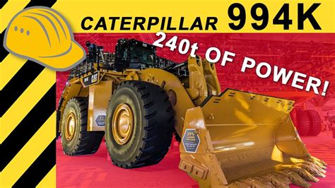 Cat 994k Biggest Wheel Loader In The World At Minexpo Las Vegas Youtube