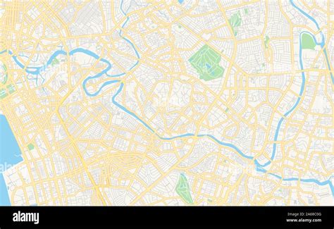 Printable street map of Mandaluyong, Philippines. Map template for