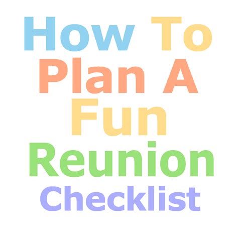 A family reunion is an occasion when many members of an extended family congregate. Family Reunion Planning Guides Apps and Books: Fun Family ...