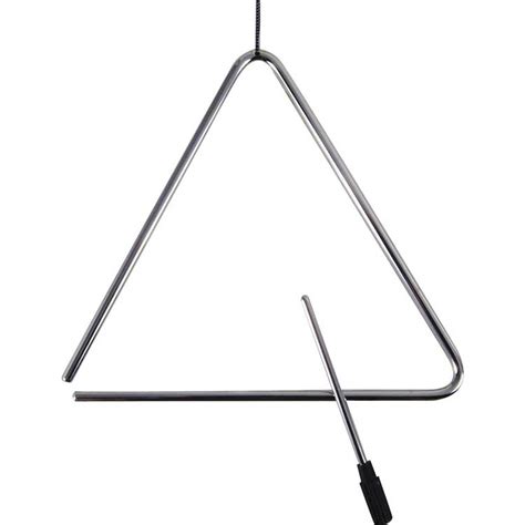 Alat musik triangle merupakan sebuah alat musik yang mampu menghasilkan suara bila dipukul. Mengenal Alat Musik Ritmis: Jenis, Contoh, dan Fungsinya