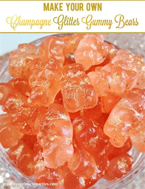 Sparkly Champagne Gummy Bears Recipe