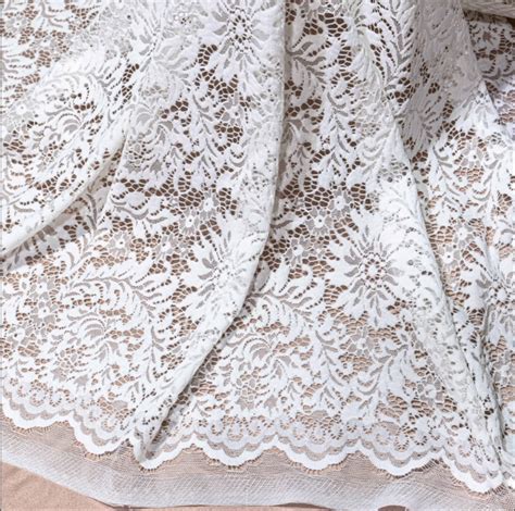 French Lace Dressmaking Fabric Guipure Crochet Lace Fabric Etsy