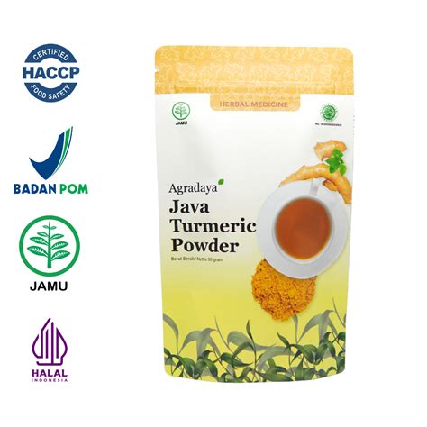 Java Turmeric Powder Serbuk Temulawak Agradaya