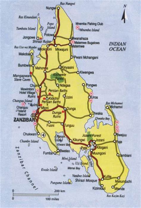 Maps Map Zanzibar