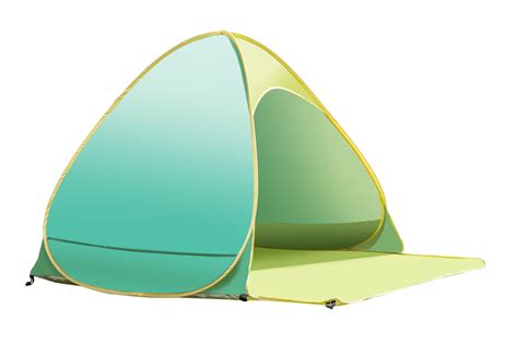 Icorer Pop Up Beach Cabana Tent Sun Shelter Green And Lime