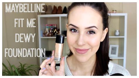 Maybelline Fit Me Dewy And Smooth Foundation First Impression And Review