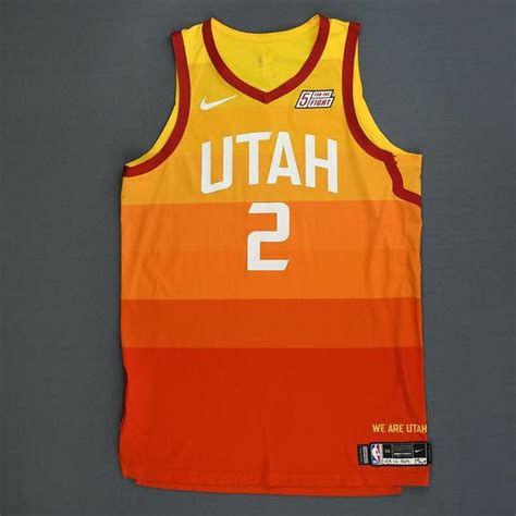 Download and use 10,000+ utah jazz city jersey font stock photos for free. Joe Ingles - Utah Jazz - Game-Worn City Edition 1st Half Jersey - 2018-19 Season | NBA Auctions