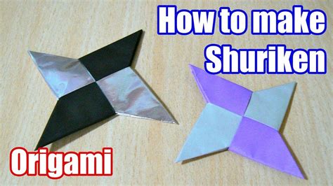 Origami Ideas How To Make Shurikens In Origami