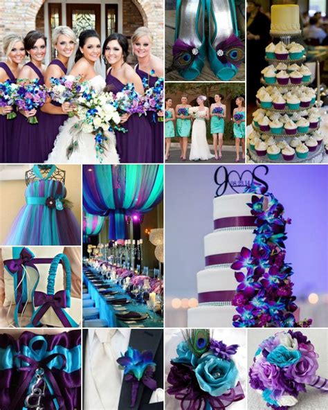 Turquoise Purple And Gold Weddings A Timeless Color Combination