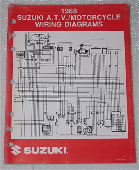 Car craze began in the 60s, and this despite the fact that the car was very small, in fact the space inside hard enough for passengers and luggage. 1988 SUZUKI Motorcycle and ATV Electrical Wiring Diagrams ...