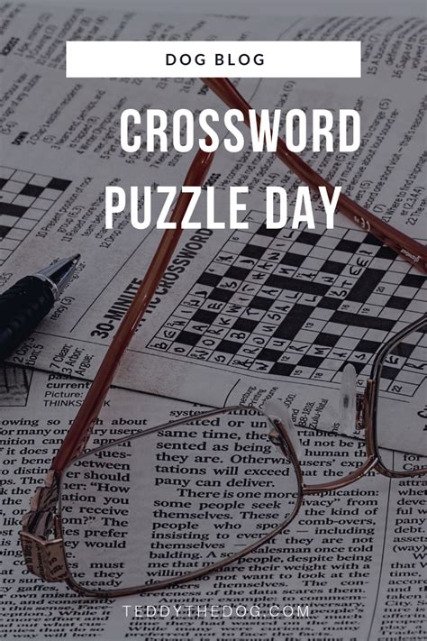 Crossword Puzzle Day December 21st Crossword Crossword Puzzle Dog