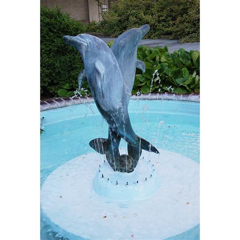 Dolphin Sculpture Fountain Statue Animal Sculpture