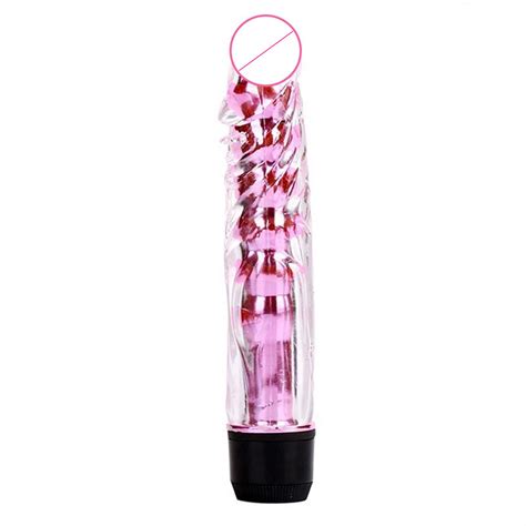 Wholesale Vibrator G Spot Powerful Jelly Dildo Vibrating Massager Sex Toy Vibrator For Women Sex