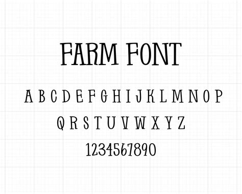 Free Farmhouse Fonts For Commercial Use Message