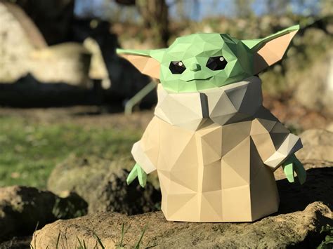 Baby Yoda Papercraft Tutorial Rpapercraft