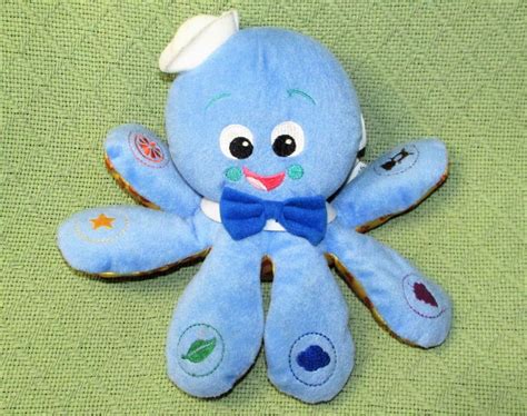 Baby Einstein Octoplush Learning Toy Plush English Spanish French Blue