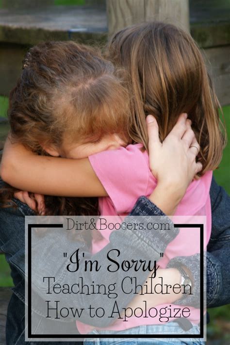Im Sorry Teaching Kids How To Apologize Teaching Kids Kids