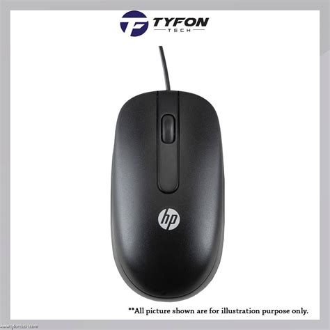 Hp Usb Optical Mouse Qy777at Black