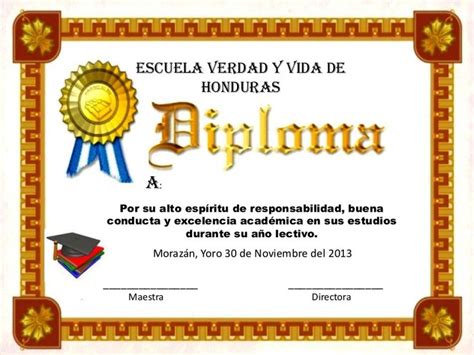 Otro Diploma Plantillas De Diplomas Editables Diplomas Para Primaria