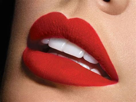 Shiny Red Matte Lipstick