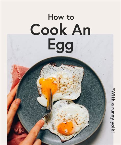 But in the end all it involves is first knowing the right way to proceed and then happily being able to boil perfect eggs for the rest of your life without even having to think about it. How to Cook an Egg (Runny Yolk!) | Minimalist Baker Recipes