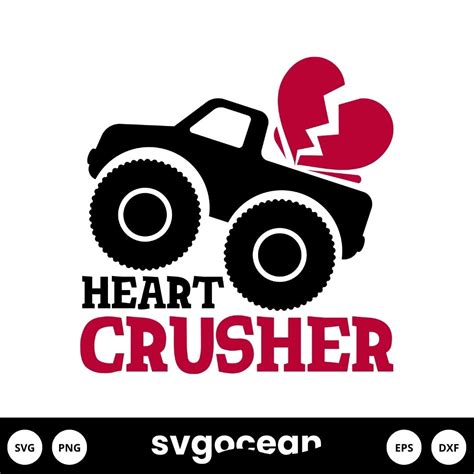 Heart Crusher Svg Vector For Instant Download Svg Ocean — Svgocean