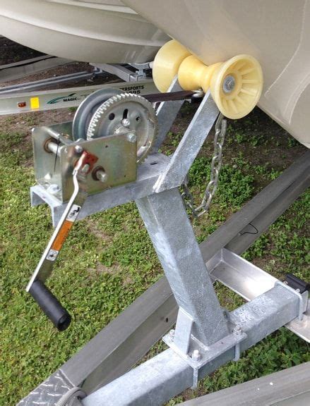 Fixed Winch Postbow Stops Boat Trailer Parts Boat Trailer Homemade