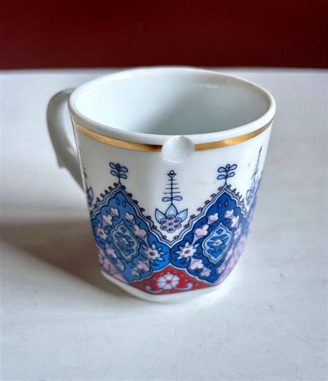 Bn Sets Kutahya Porselen Turkish Porcelain Coffee Cups Saucers