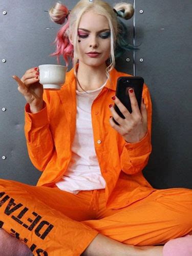 Suicide Squad Harley Quinn Prison Cosplay Costume Dc Comics Cosplay