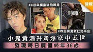 【黃鴻升猝逝】小鬼黃鴻升驚爆家中去世 發現時已屍僵終年36歲 - 晴報 - 娛樂 - 中港台 - D200916