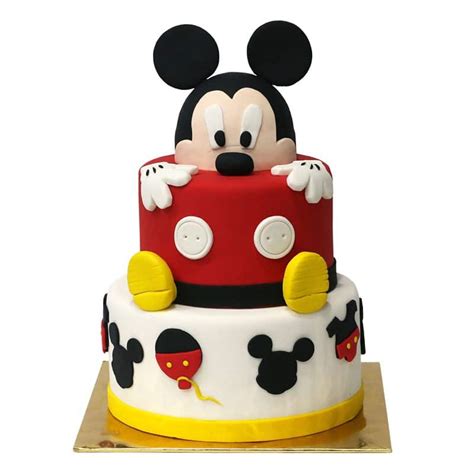 Mickey Mouse Cake Design Kueh Apem