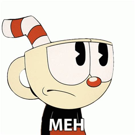 Meh Cuphead Sticker Meh Cuphead The Cuphead Show Discover Share GIFs