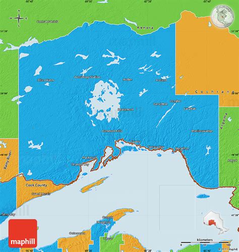 Political Map Of Thunder Bay