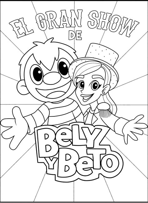 Dibujos Para Imprimir Y Colorear Bely Y Beto Kulturaupice