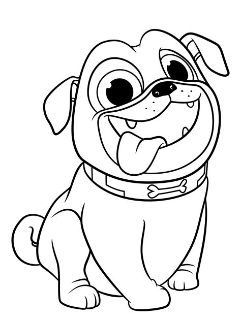 Puppy Printable Coloring Page