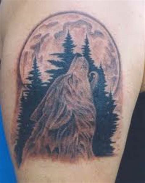 Vollmond und zwei wütende wolf tattoo auf der brust von matt jordan. Vollmond Tattoo / Das sind die schönsten Fotos vom Super ...