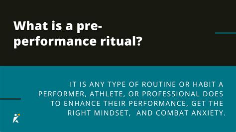 Pre-performance Routine: Why you should consider creating one and how