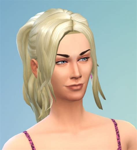 Sims 4 Hairs Birksches Sims Blog Ponytail With Sidebangs Hair