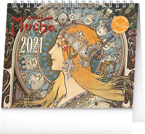 Willkommen auf der offiziellen seite vom sternekoch alfons. Stolový kalendár Alfons Mucha 2021, 16,5 × 13 cm | PRESCO.SK