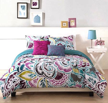 Enjoy free shipping on most stuff, even big stuff. Modern Purple Blue Teen Girl Bedding Twin or King ...