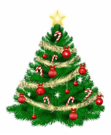 Christmas tree neon png images free to download. Cartoon Christmas Tree PNG Transparent Image