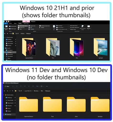 Windows Did Away With Folder Icon Thumbnails And We Did Not Even Notice Mspoweruser