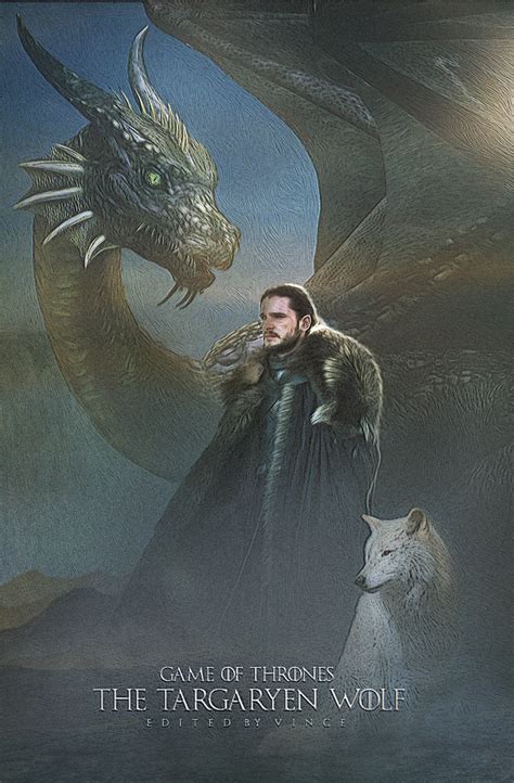 Game Of Thrones The Targaryen Wolf By Exoticgeneration21 On Deviantart